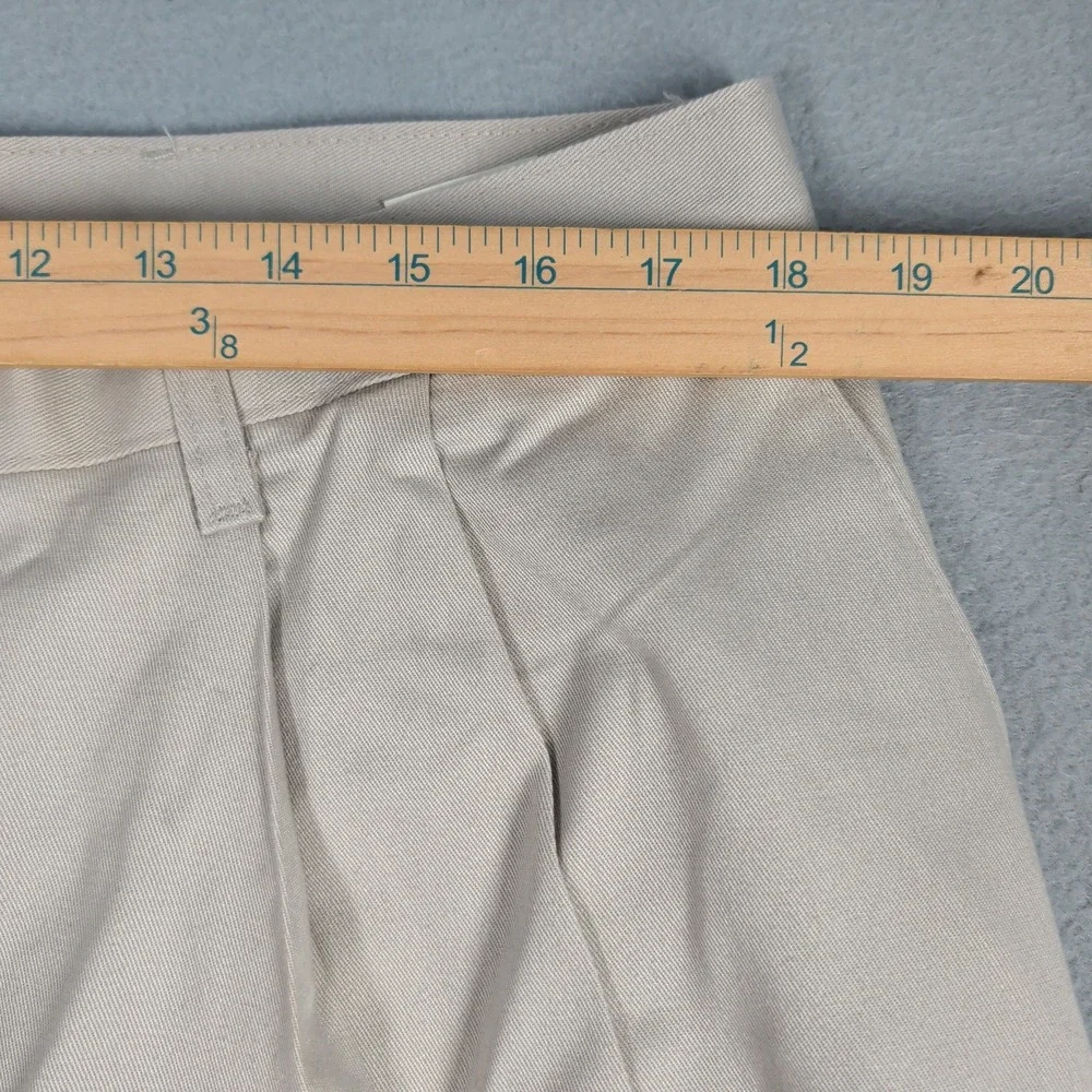 Lee Pants Mens Khaki Double Pleat‎ Relaxed Fit Tapered Chino VIS U371-019